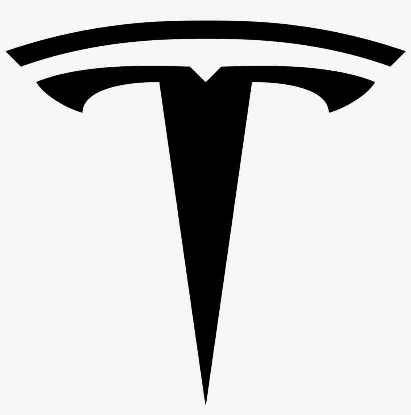 Tesla Emblem Png - Black Tesla Logo Png, transparent png #9076031