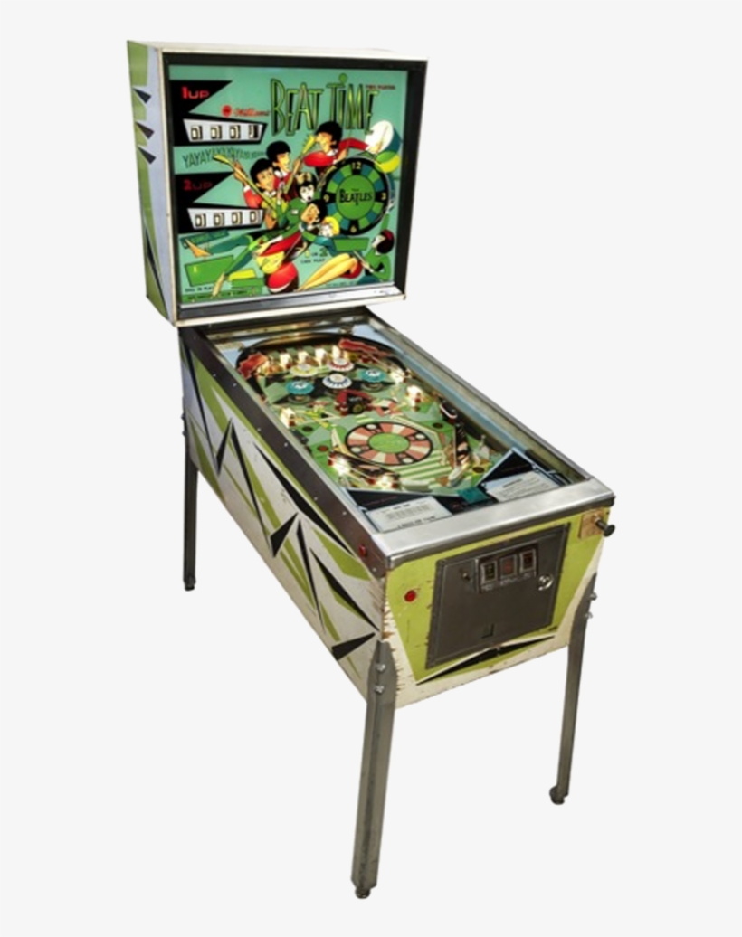 60's Machines - Beatles Pinball Machine, transparent png #9076077