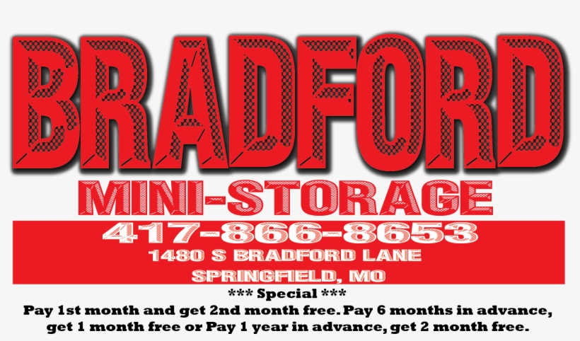 Bradford Mini Storage - Graphic Design, transparent png #9076712
