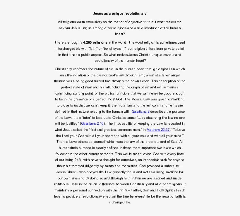 Jesus As A Unique Revolutionary - Protection Of Basic Human Rights Of Minorities In The, transparent png #9077184