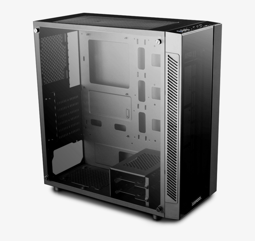 Optimized Airflow Is Guaranteed With Large Air Intakes - Deepcool Matrexx 55 Atx, transparent png #9077456