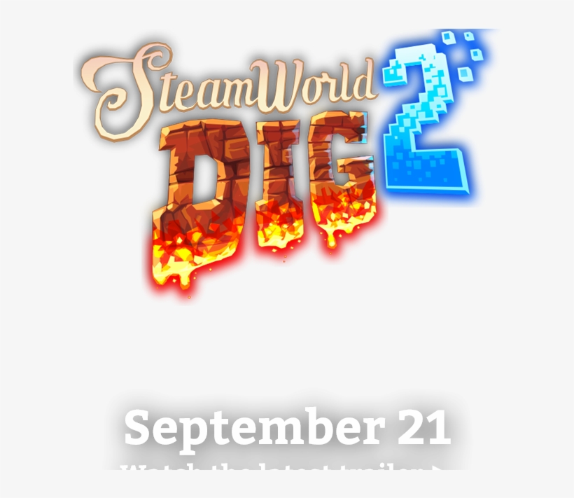 Steamworld Dig 2 Logo Slider Play Release - Graphic Design, transparent png #9077972