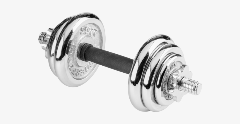 Premium 10kg Chrome Set - Dumbbell, transparent png #9078054