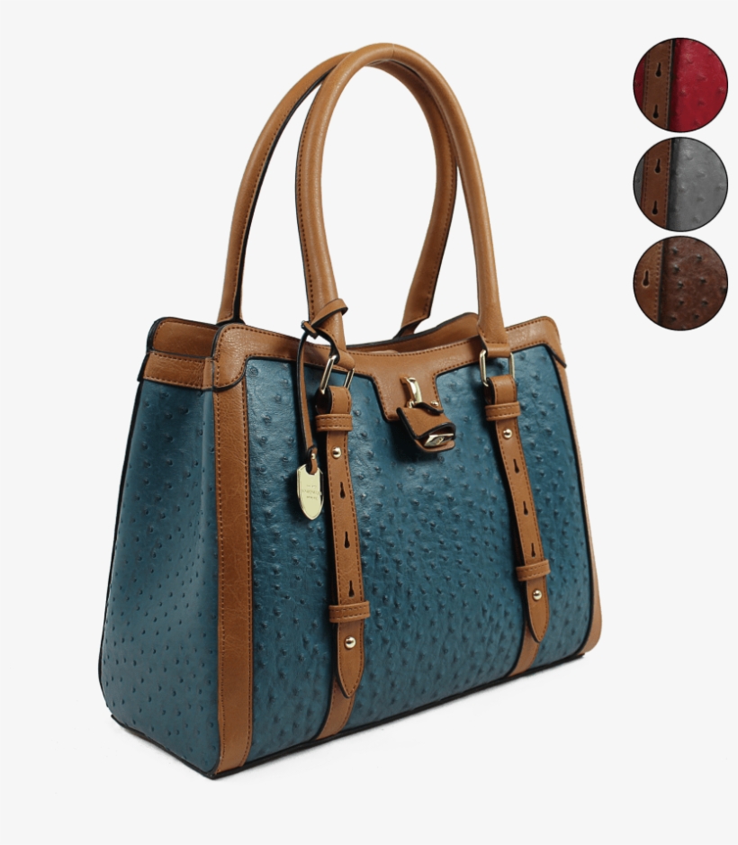 London Fog Lancaster Triple Satchel - London Fog Purse, transparent png #9078060