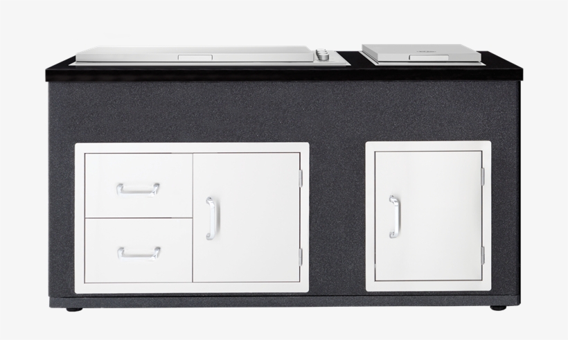 Outdoor Kitchen With Bbq And Side Burner - Beefeater Artisan Proline, transparent png #9078280