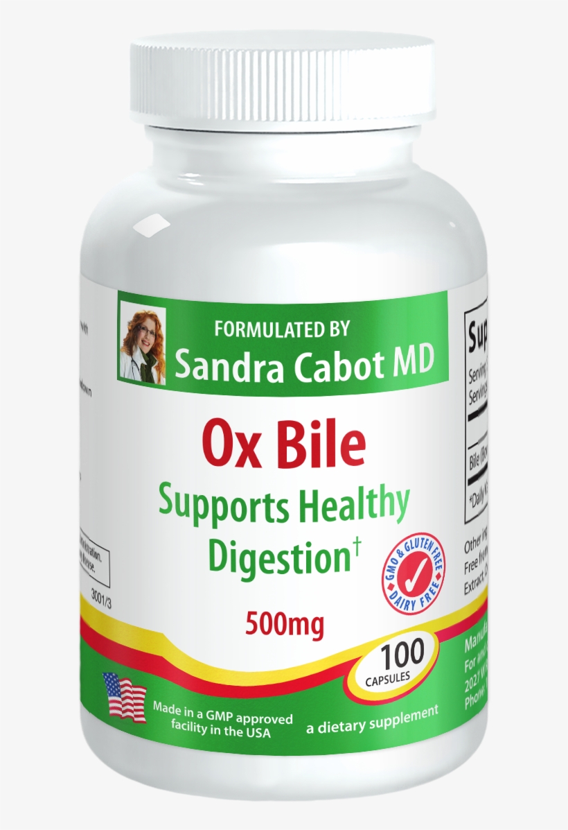 Ox Bile 500mg 100 Capsules - Strawberry, transparent png #9078451