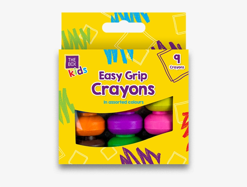 18x Crayola Type Jumbo Crayons Children Easy Grip Chunky - Graphic Design, transparent png #9079449