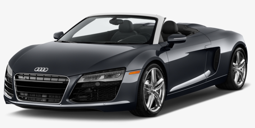 Audi R8 Spyder 2017 Black, transparent png #9079600