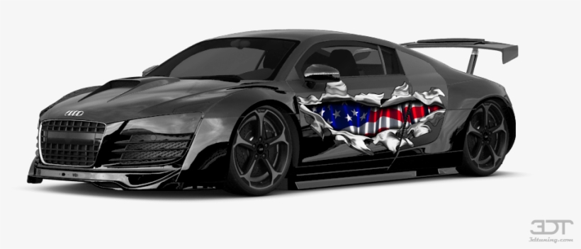 Audi R8 Coupe 2007 Tuning - Supercar, transparent png #9079651