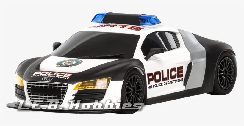 scalextric audi r8 police car