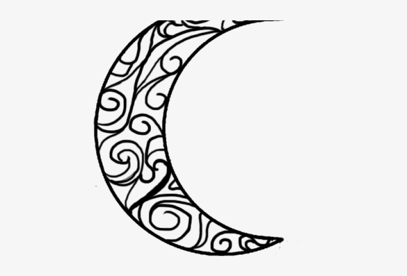 Drawn Moon Crescent - House Of Night Moon Tattoo, transparent png #9079915