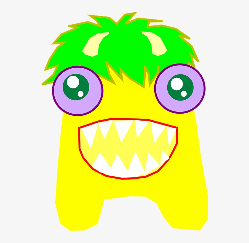 Imagem Gratis No Pixabay Monstro Roar Extraterrestre - Clip Art Alien Yellow, transparent png #9080092