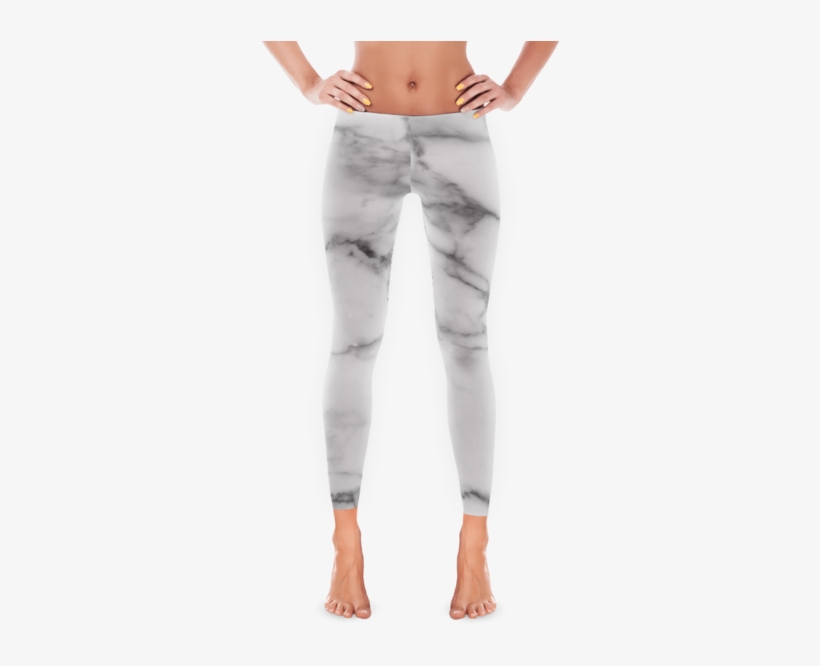 Smooth Grey Marble Leggings - Doodle Leggings, transparent png #9080353