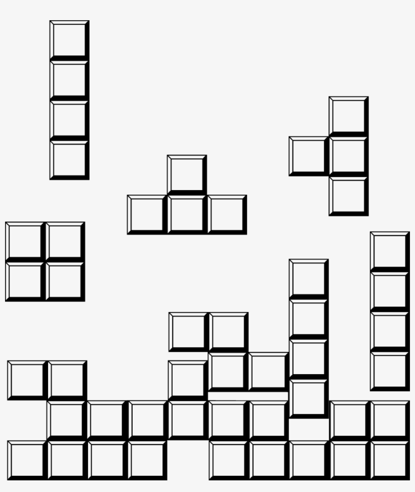 Wall Decal Tetris Puzzle - Cross, transparent png #9080392