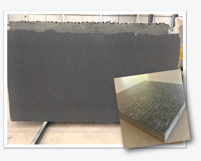 This Plain Black Granite Is Transformed By The Linear - Plywood, transparent png #9080418