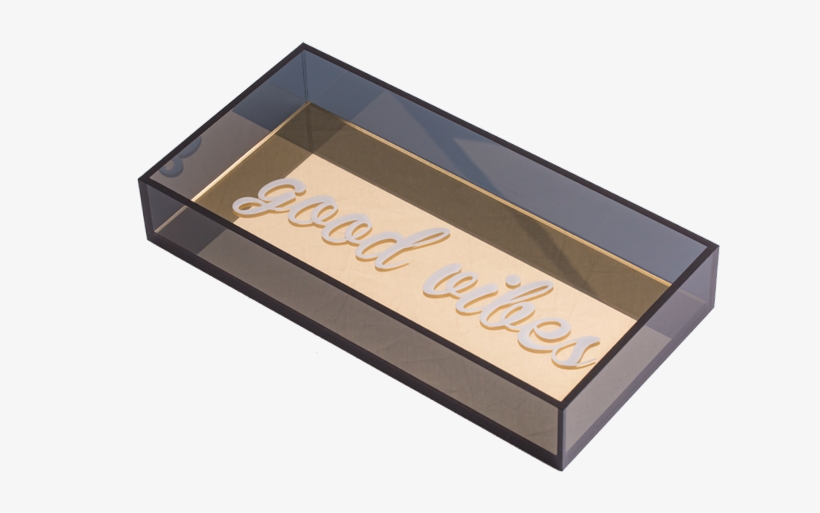 Anesa Tray “good Vibes” - Box, transparent png #9081020