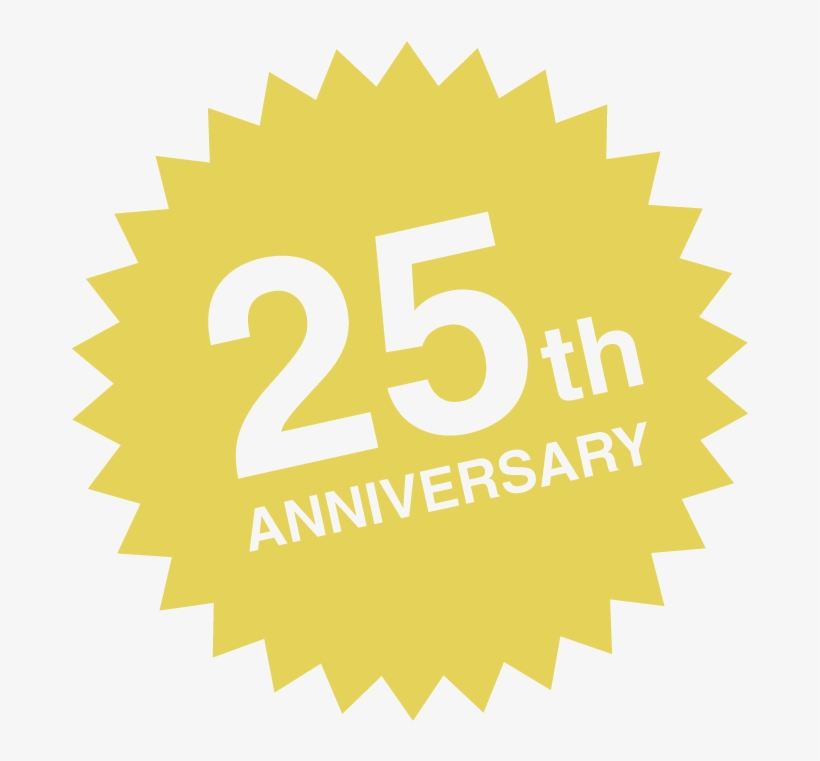 25th Anniversary Seal - Lamela Interna Do Freio, transparent png #9081244