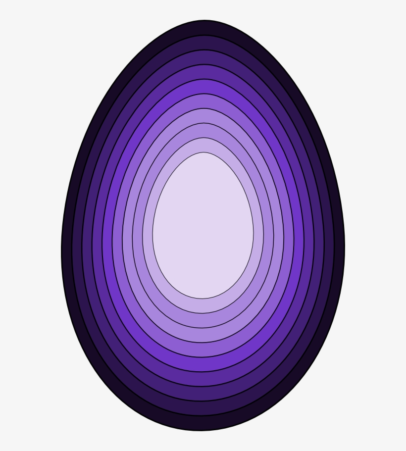 Easter Egg And Scalloped Circles - Circle, transparent png #9081444