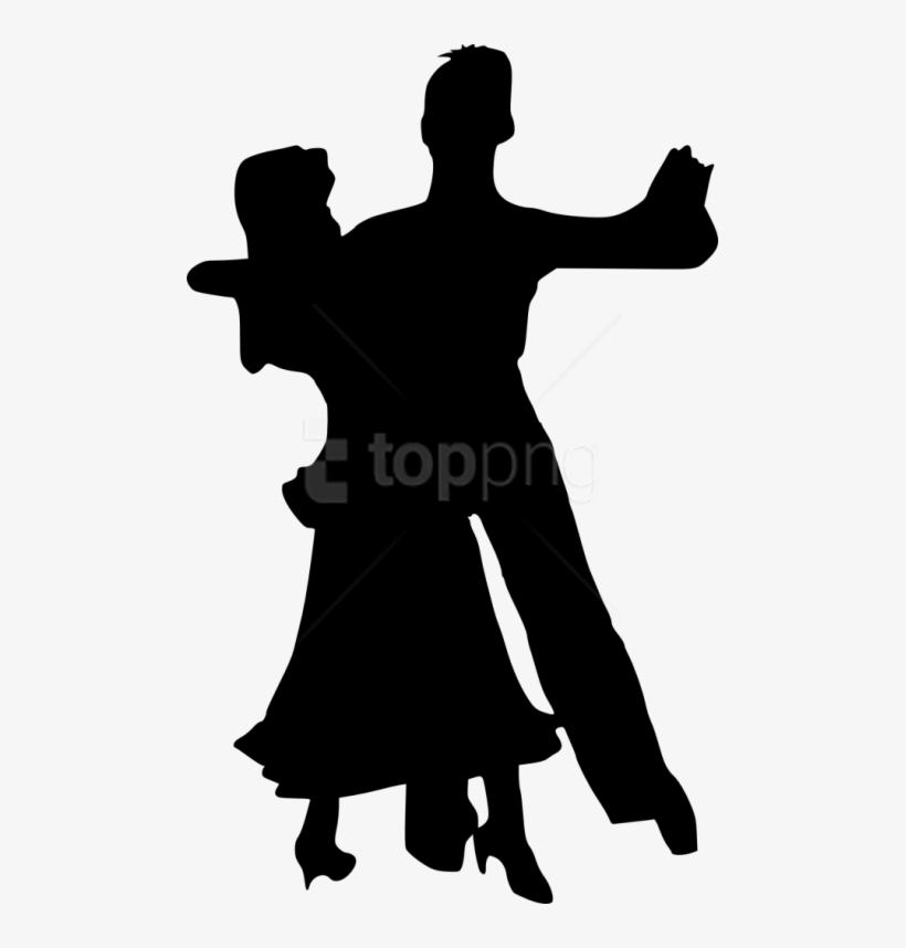 Free Png Couple Dancing Silhouette Png - Transparent Transparent Background Silhouette Dancing, transparent png #9081482