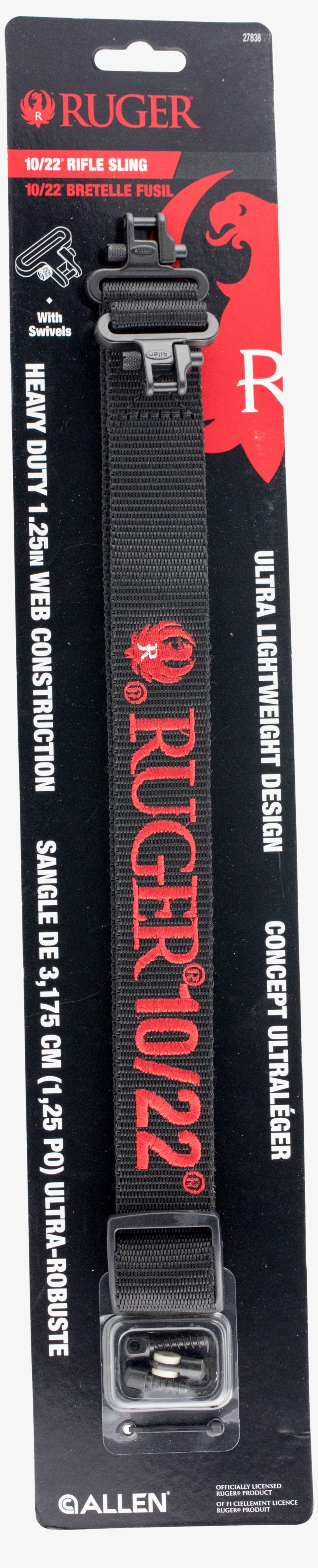 Allen 27838 Ruger Universal Swivel Size Black - Ruger, transparent png #9081916