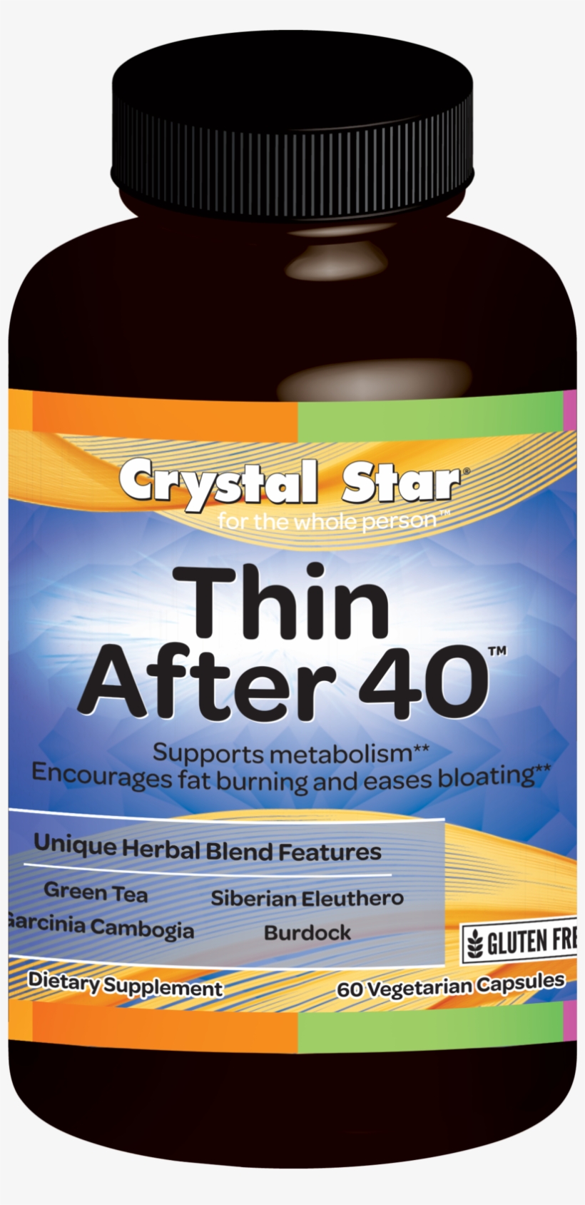Crystal Star Capsule Thin After 40 60 - Nutraceutical, transparent png #9082203
