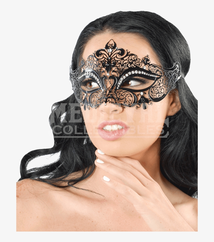 Black Venetian Ka By Medieval Collectibles Item - Mask, transparent png #9083331