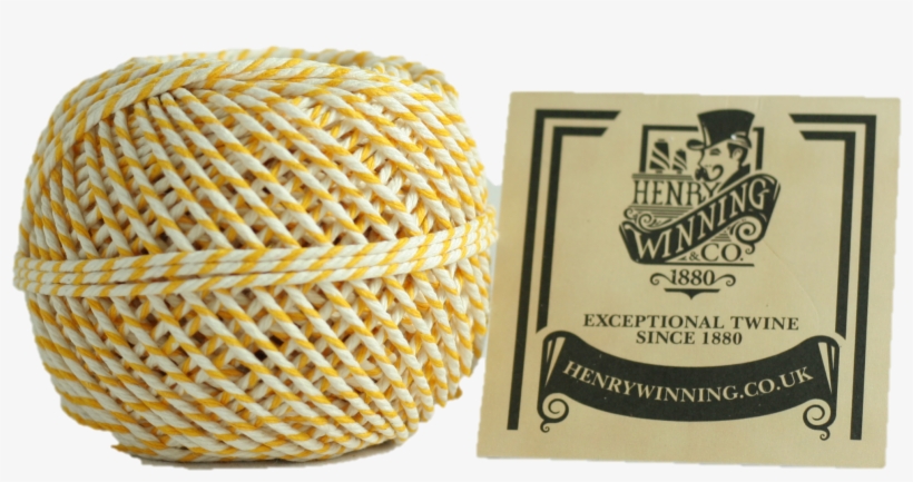 Yellow & White Cotton Twine/string Balls - Polypropylene Baler Twine, transparent png #9083734