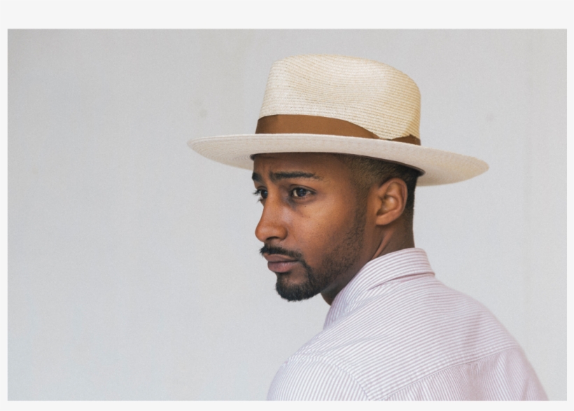 Samuel P Taylor Teardrop Wide Brim Straw Fedora Hat - Gentleman, transparent png #9084461