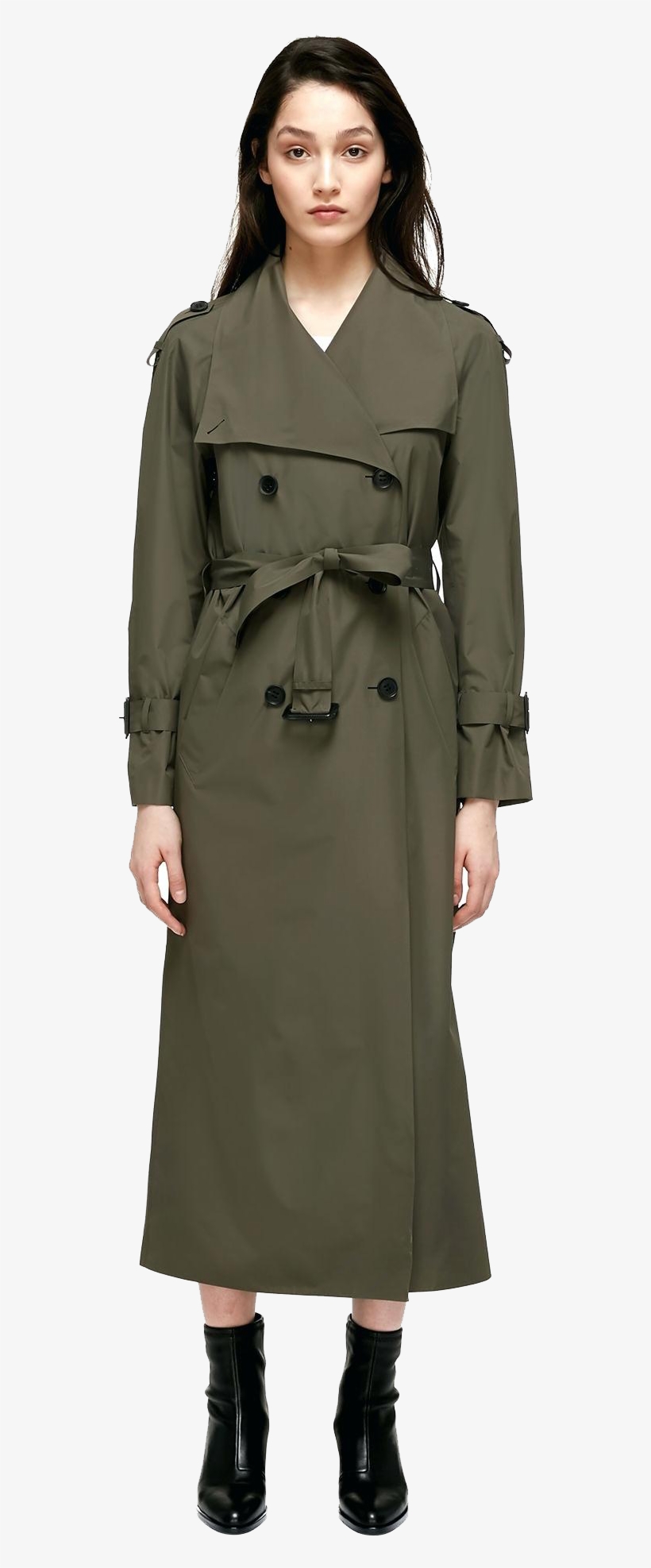 Maxi Trench Coat, transparent png #9085149