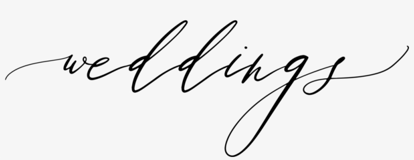 Weddings - Calligraphy, transparent png #9085476