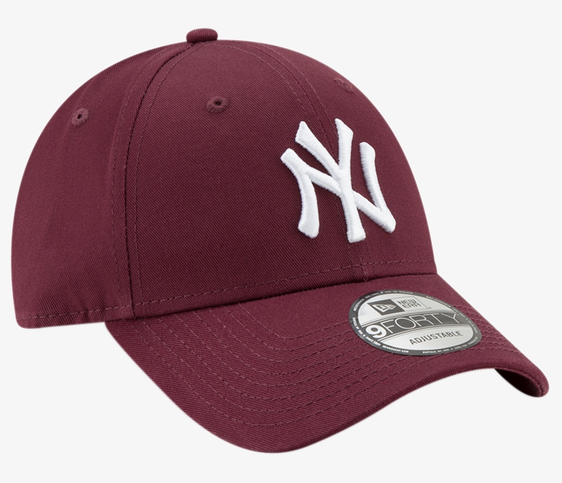 maroon yankees hat
