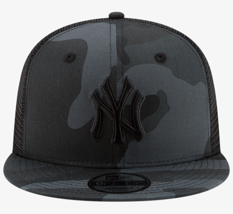 Ny Yankees New Era 950 League Essential Midnght Camo - Baseball Cap, transparent png #9085580