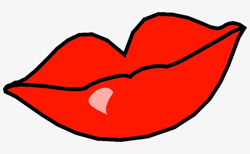 Cartoon With Big Lips - Lips Clip Art, transparent png #9085754