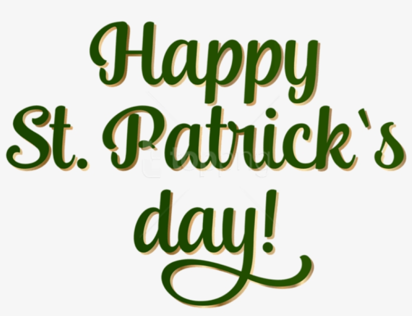 Free Png Download Happy Saint Patrick's Day Png Images - Happy St Patricks Day Transparent, transparent png #9086364