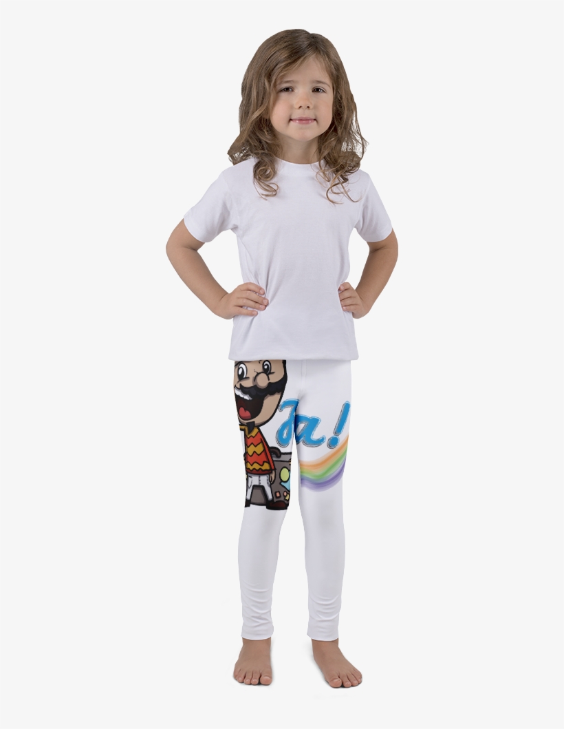 Add To Basket - Little Girl In Leggings, transparent png #9086628