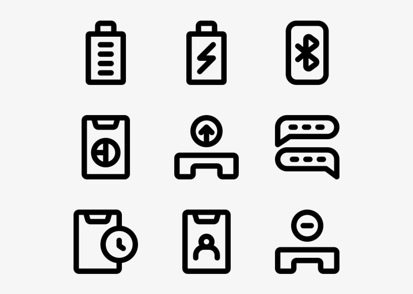 Smartphone - Benefits Icons, transparent png #9086724