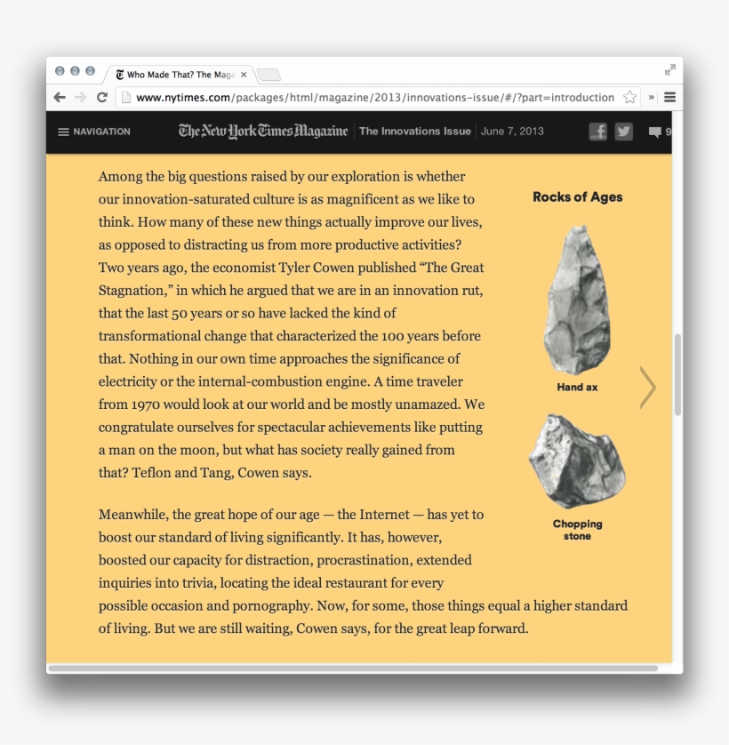 The New York Times Magazine, 2013 Innovations Issue, - Igneous Rock, transparent png #9086774