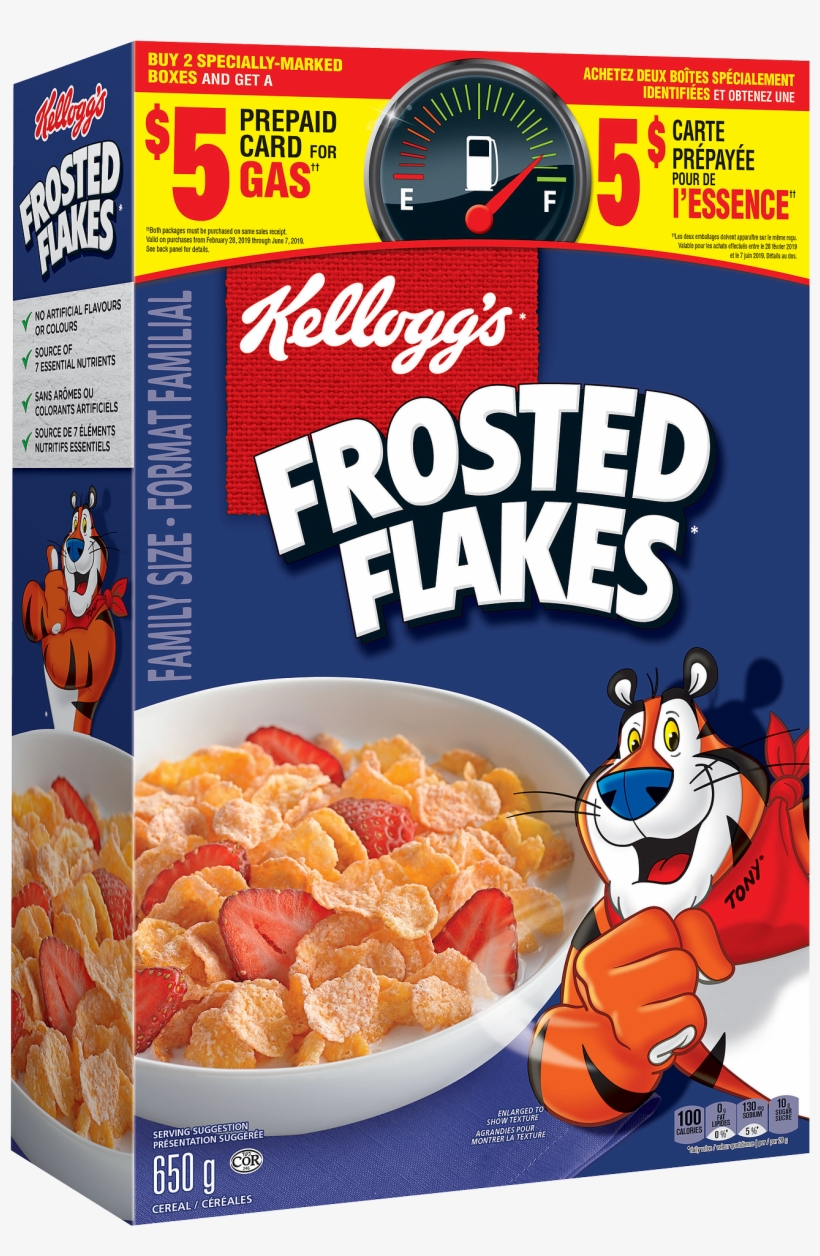 Kellogg's Frosted Flakes* Cereal 650g, transparent png #9086895