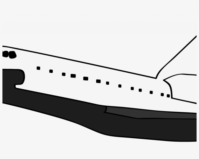 Space Shuttle Clip Art - Airliner, transparent png #9087132