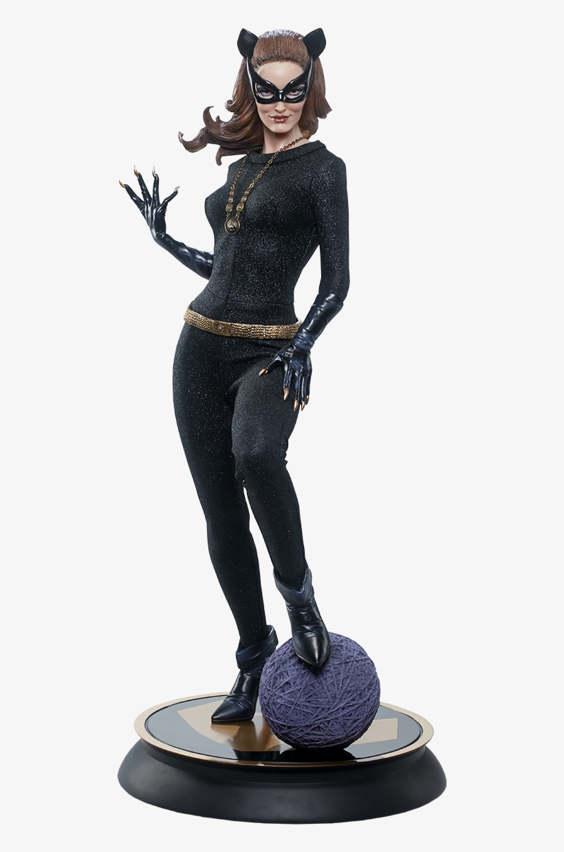 Sideshow Collectibles Catwoman Premium Format Figure - Julie Newmar Catwoman Figurine, transparent png #9087481