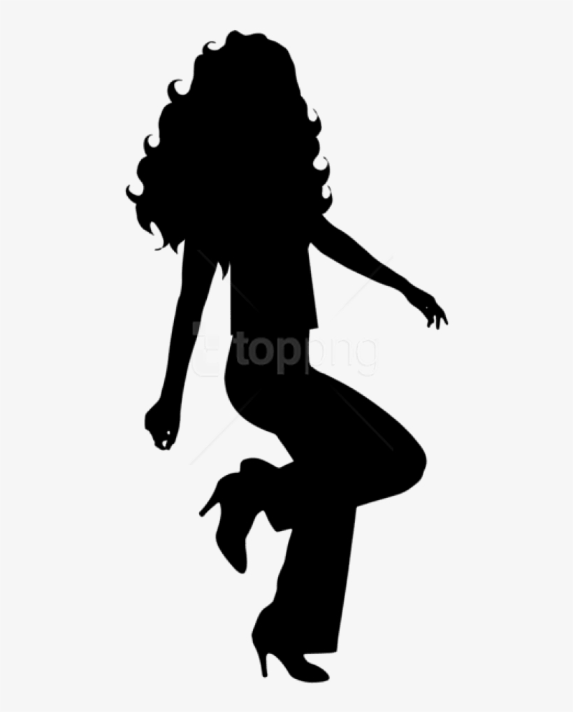 Free Png Dancing Girl Silhouette Png - Dancing Girl Silhouette Clip Art, transparent png #9087719