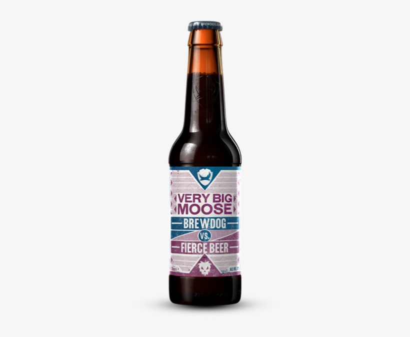 Bottle 0007 Brewdog Vs Fierce Beer - Beer Bottle, transparent png #9088022