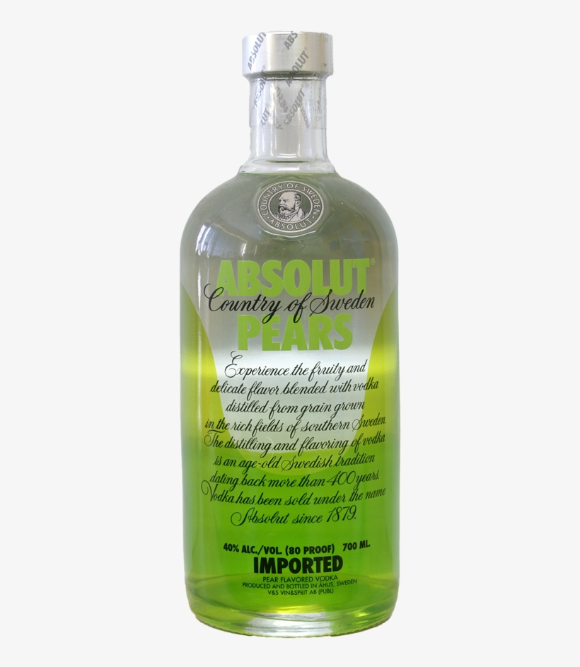 Absolut Pears - Absolut Vodka, transparent png #9088062