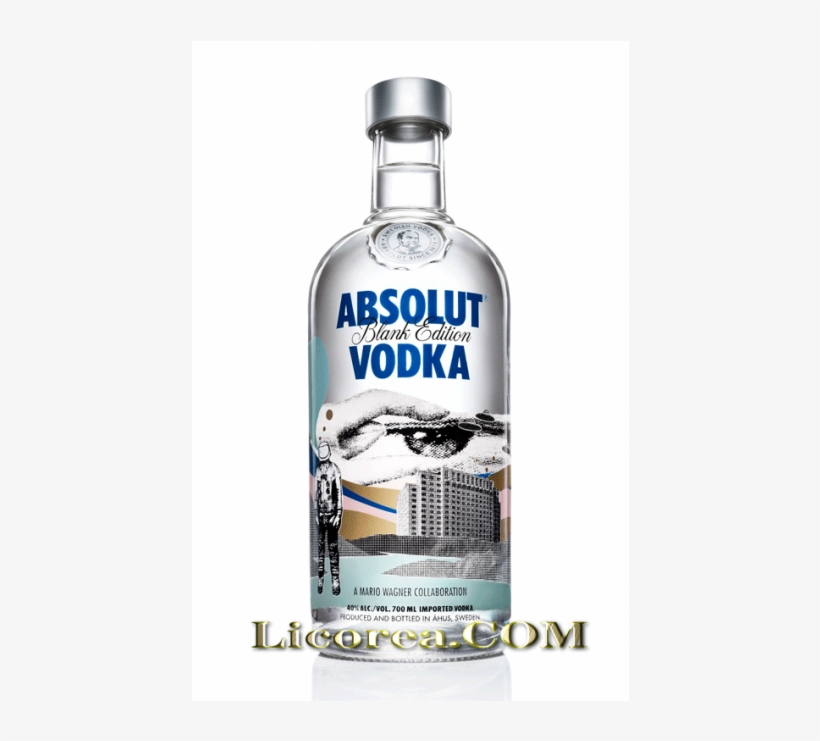 Absolut Blank Edition Mario Wagner - Mario Wagner Absolut Vodka, transparent png #9088094