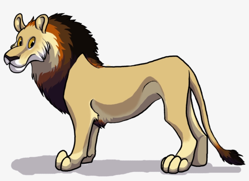 Cartoon Lion By Tirrih On Clipart Library - Masai Lion, transparent png #9088471