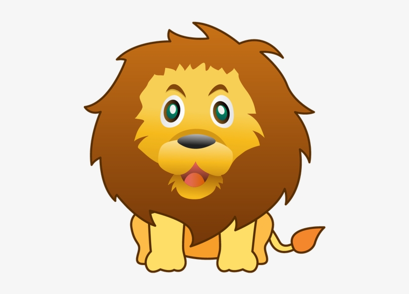 Lion - Cartoon, transparent png #9088530