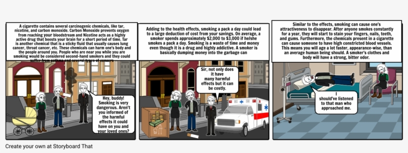 A Cigarette Contains Several Carcinogenic Chemicals, - Cartoon, transparent png #9089074