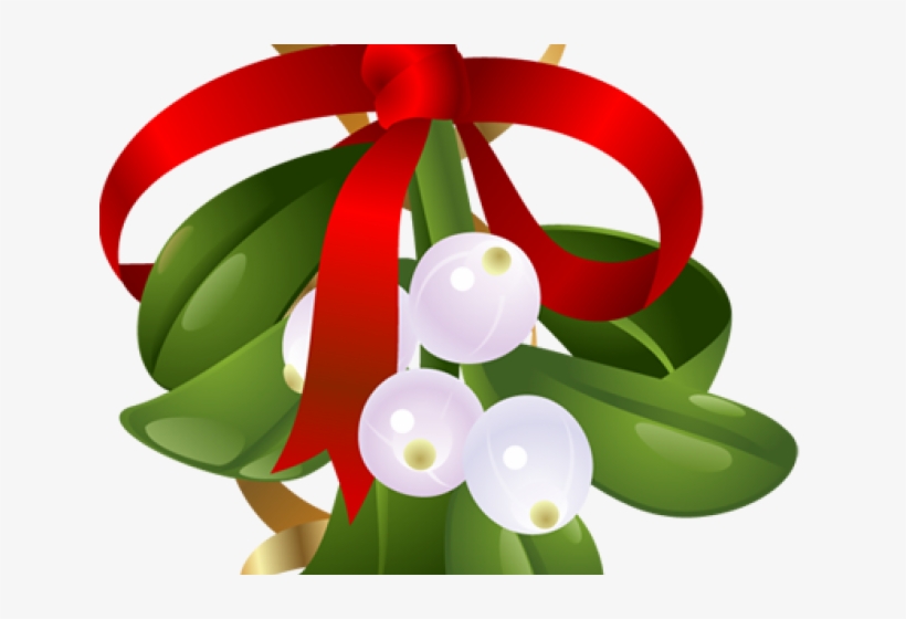 Christmas Bell Clipart Mistletoe - Christmas Mistletoe Png Transparent, transparent png #9089326