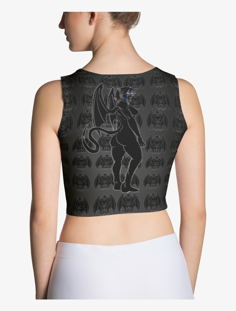 Blue Line Sublimation Cut & Sew Crop - Crop Top, transparent png #9090627