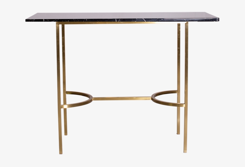 Gold Arc Bar Table - End Table, transparent png #9090673